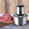 Electric Meat Grinder, Adjustable Electric Grinder, 300w Meat Processing Machine With 3l Capacity Bowl, Meat Chopper Machine With Dual Layer Cutting