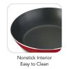 9-piece cookware set non-stick red